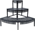 3‑Tier Metal Indoor‑Outdoor Corner Plant Stand