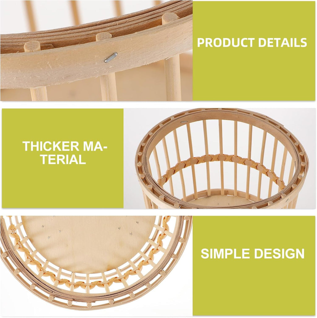 Boho Rattan Wooden‑Frame Indoor Plant Display Stand