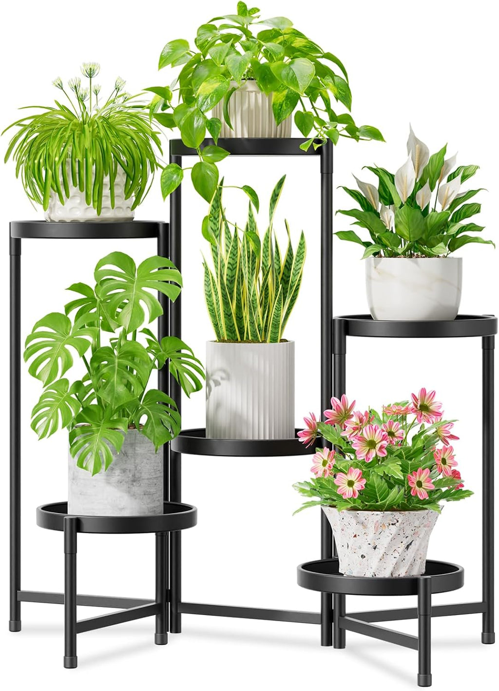 6‑Tier Large Indoor‑Outdoor Metal Plant Stand