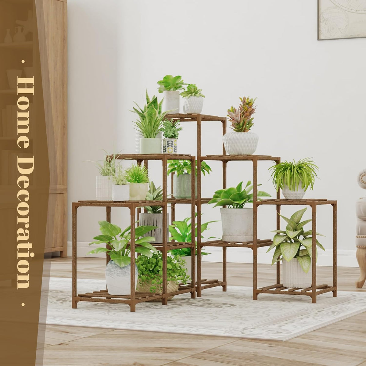 Large Indoor‑Outdoor Corner Multi‑Potted Plant Stand
