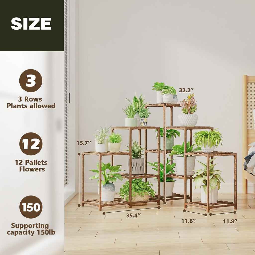 Large Indoor‑Outdoor Corner Multi‑Potted Plant Stand