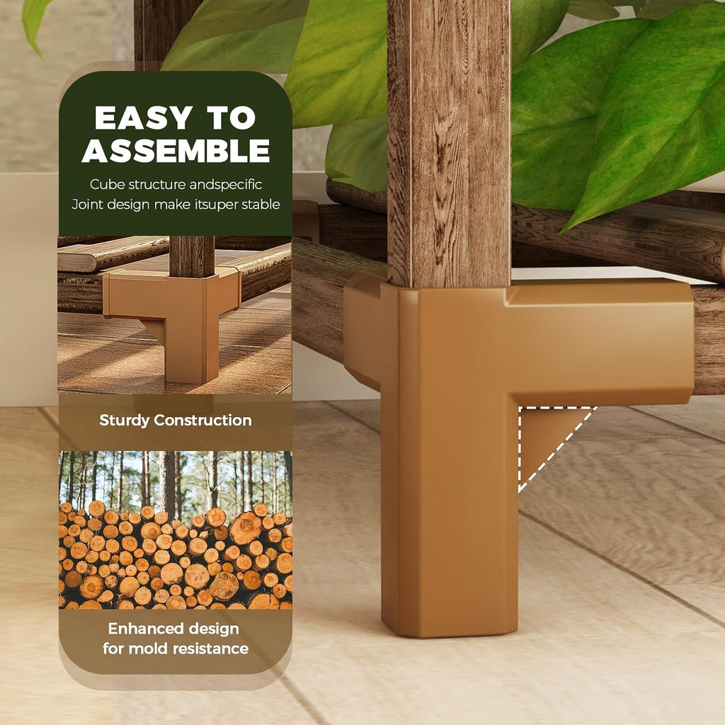 Large Indoor‑Outdoor Corner Multi‑Potted Plant Stand