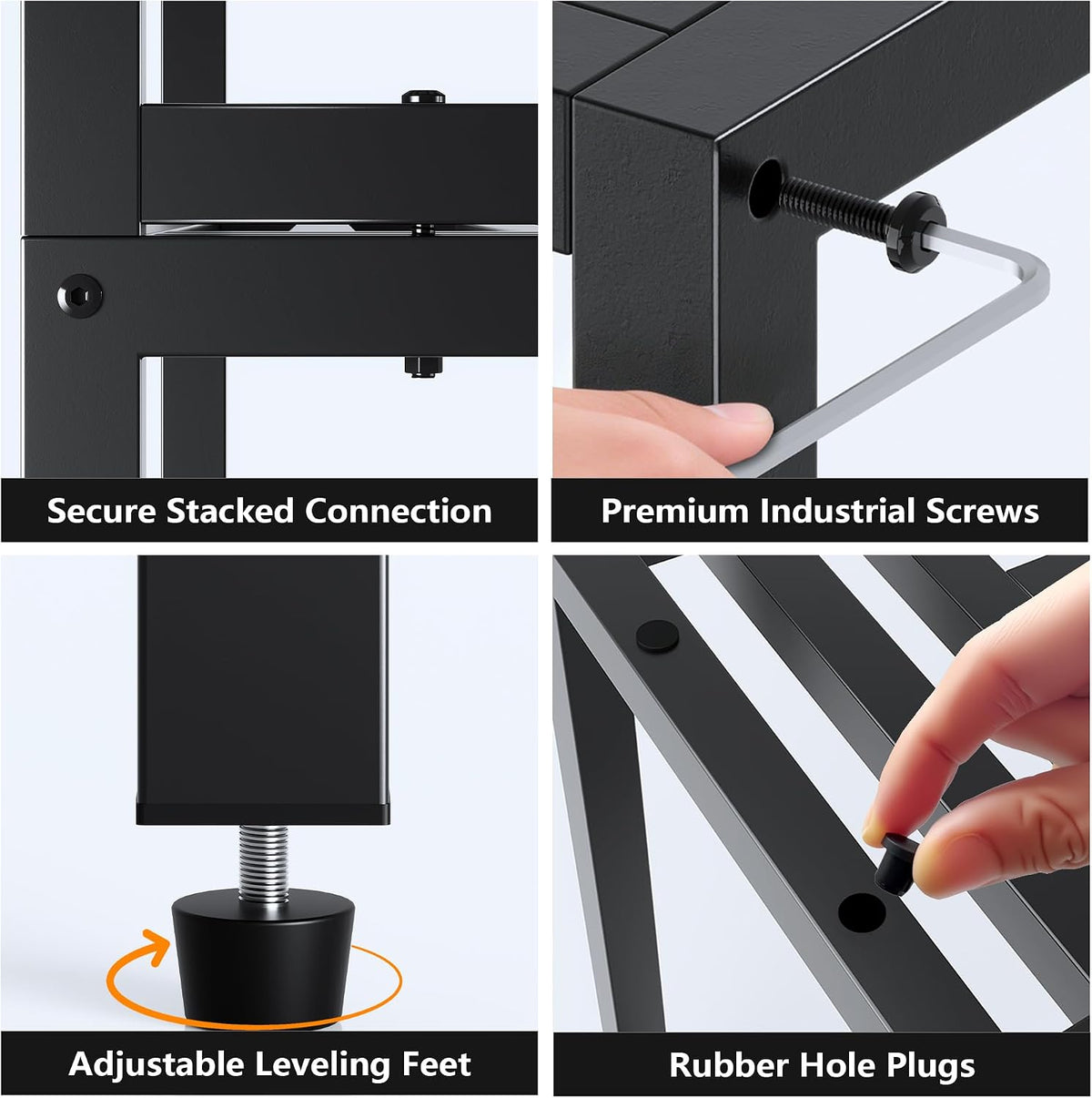 3‑Tier Ladder Metal Indoor‑Outdoor Plant Stand