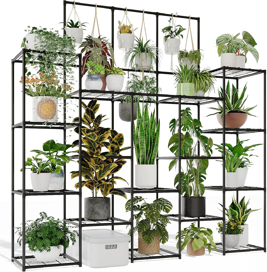 14‑Tier Heavy‑Duty Metal Indoor‑Outdoor Plant Stand